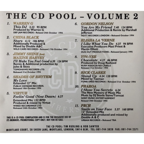 CD Pool Vol. 02 - Afbeelding 2